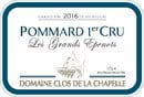 Domaine Clos de la Chapelle - Pommard 1er Cru Les Grands Epenots - Label