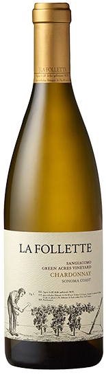 La Follette Chardonnay Sangiacomo Green Acres Vineyard - Bottle