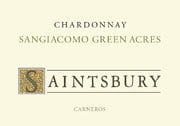 Saintsbury - Chardonnay Sangiacomo Green Acres Carneros - Label