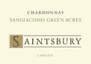 Saintsbury - Chardonnay Sangiacomo Green Acres Carneros - Label