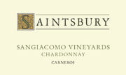 Saintsbury - Chardonnay Sangiacomo Vineyards Carneros - Label