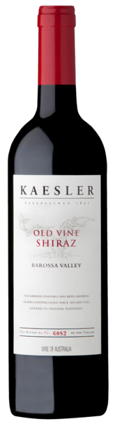 Kaesler Wines Shiraz Old Vine Barossa Valley - Bottle