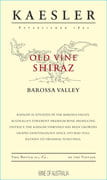 Kaesler Wines - Shiraz Old Vine Barossa Valley - Label