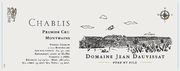 Domaine Jean Dauvissat Père et Fils - Chablis 1er Cru Montmains - Label