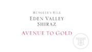 Barr-Eden Estate - Avenue to Gold Shiraz - Label