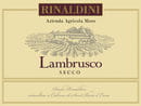 Rinaldini - Lambrusco Reggiano Secco DOP​  Vino Rosso Frizzante - Label