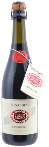 Rinaldini Lambrusco Emilia IGT 'Vecchio Moro' (Vino Frizzante) - Bottle