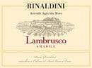 Moro Rinaldini - Lambrusco dell'Emilia IGT​ Vino Frizzante Amabile - Label