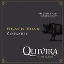Quivira Vineyards - Black Boar Zinfandel Dry Creek Valley  - Label