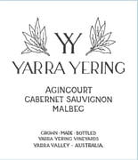 Yarra Yering - Agincourt Cabernet Malbec  - Label