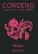 Cordero San Giorgio - Piasa Rosato IGT Provincia di Pavia  - Label